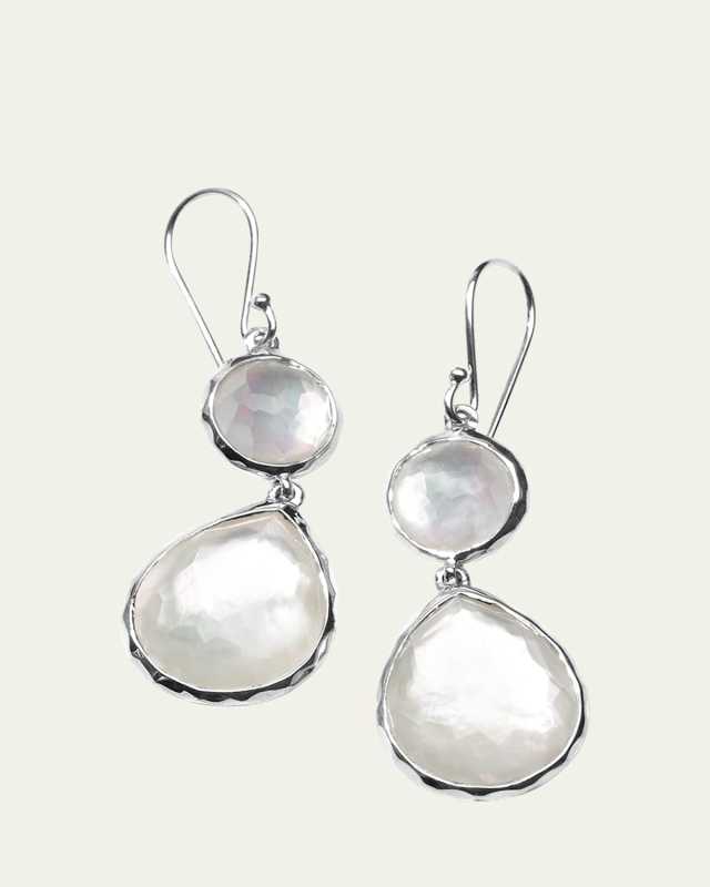 Double Drop Earrings in Sterling Silver